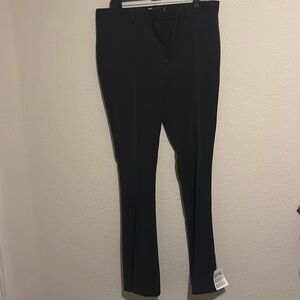 ASOS DESIGN FLARED DRESS PANTS in BLACK